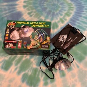 Tropical cub & heat lighting kit, lamp, heating pad bundle #146